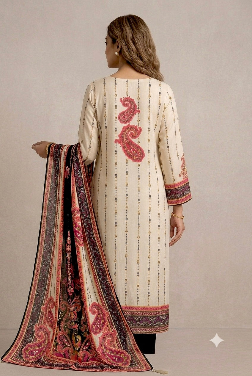 Paisley Print Kurta
